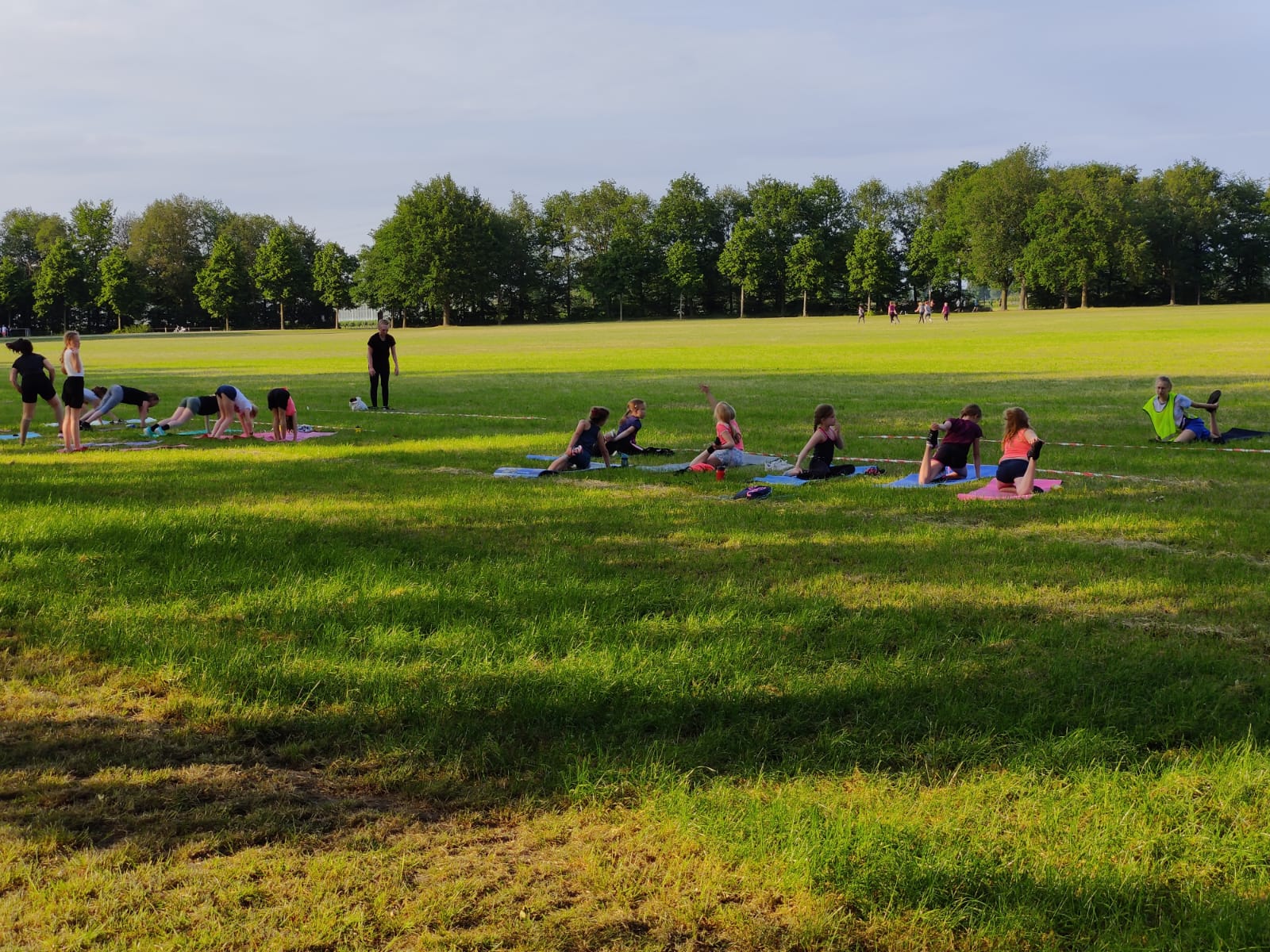 Landtraining in de buitenlucht