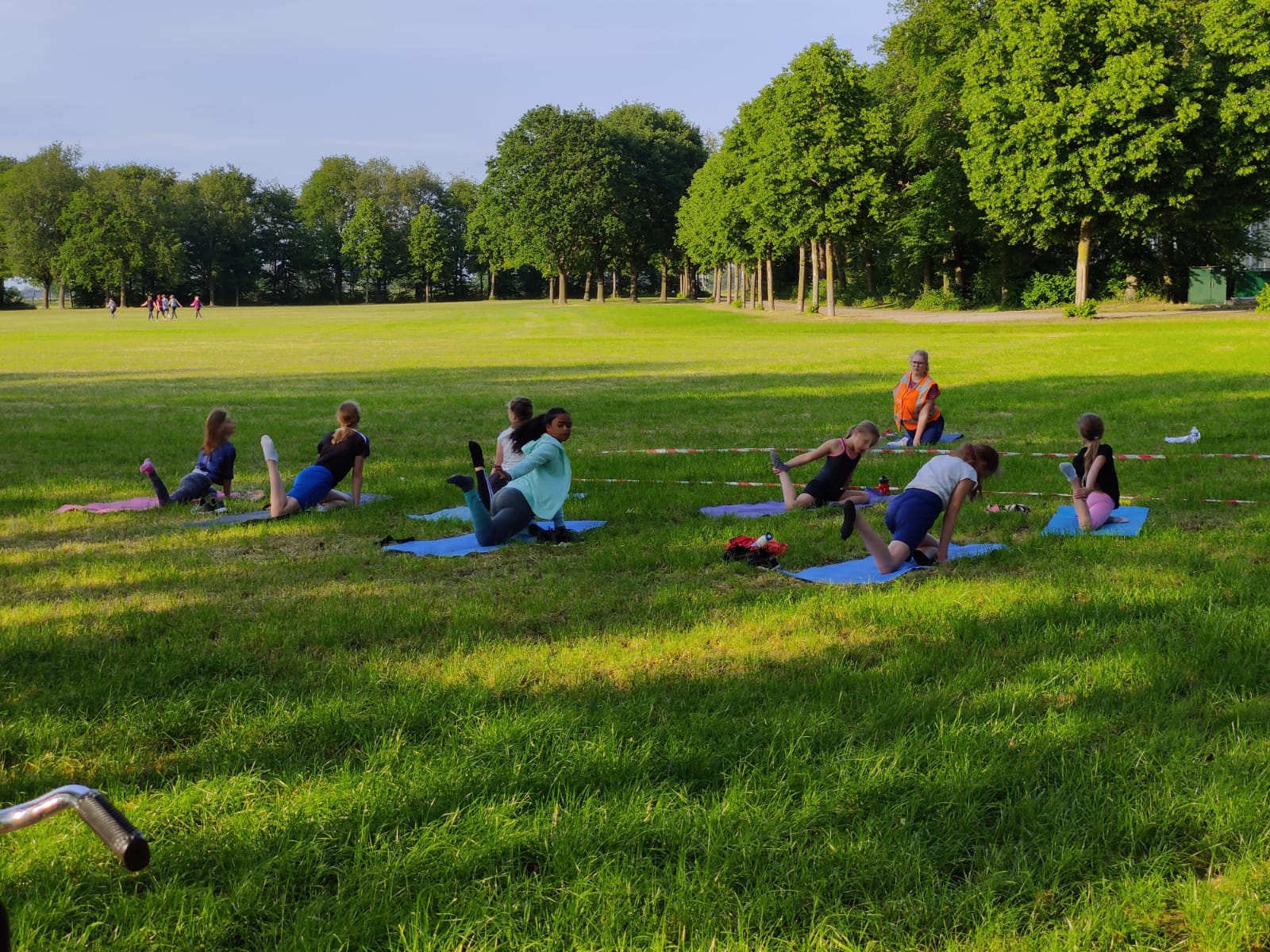 Landtraining in de buitenlucht