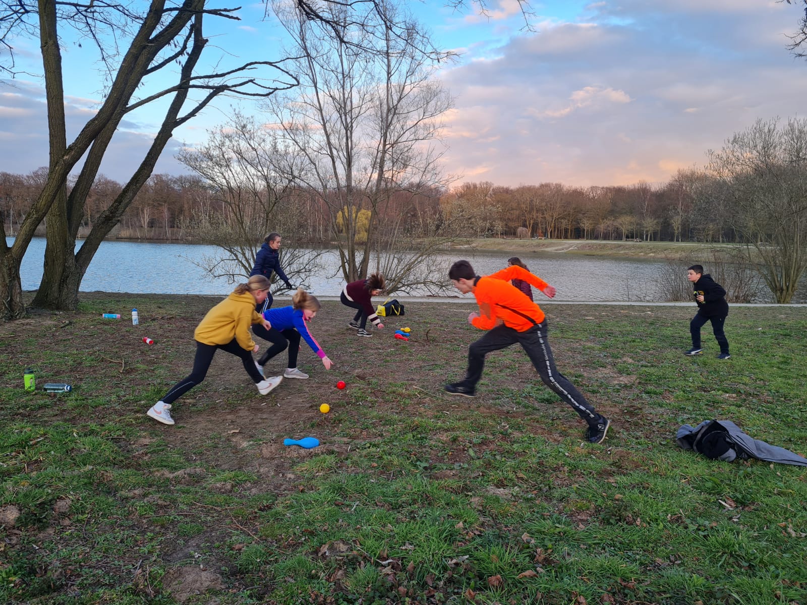 Eerste landtraining minioren