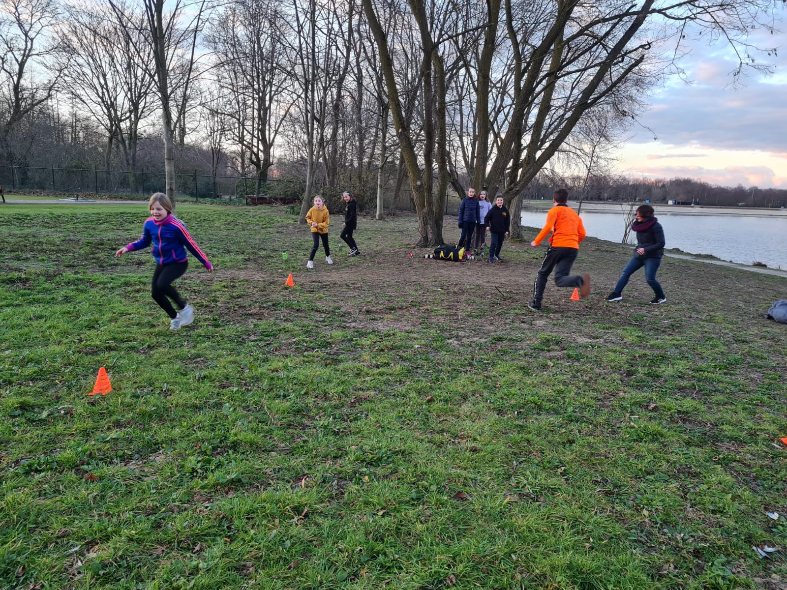 Eerste landtraining minioren