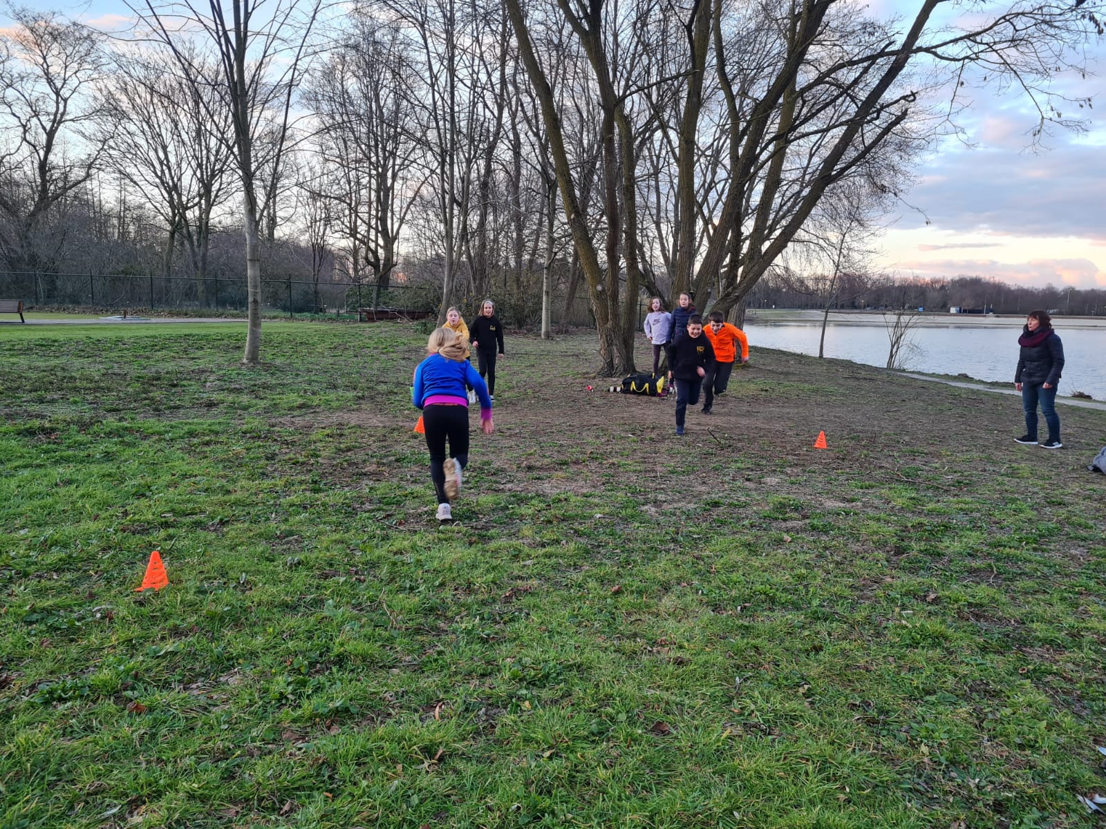 Eerste landtraining minioren