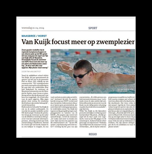 Tijn in de krant